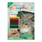 CPN18 | Colour Pencil by numbers™ 13pc 8.75" x 11.75" Curious Eyes Project
